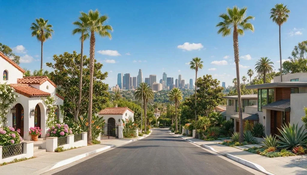 Waterfront neighborhood with canals and palm-lined homes in Fort Lauderdale